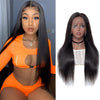 180% Density Straight Lace Frontal Human Hair Wigs - Effortless Glamor