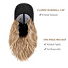 Ins Hot Baseball Cap Hair with 14 inch Wave Curly BobWig - Effortless Glamor