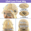 Highlight 13x4 Transparent Lace Human Hair Wig – Ash Blonde, 150-180% Density