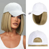 Ins Hot Baseball Cap with 14'' Hair Extensions Adjustable Wig - Effortless Glamor