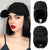 Baseball Cap Wig Hat With Hair Wig Naturally Cap With Wig Hat Wigs - Effortless Glamor