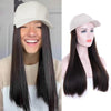 Wigyy White Cap with 24inches Hair Cap Wigs - Effortless Glamor