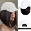 Ins Hot Baseball Cap with 14'' Hair Extensions Adjustable Wig - Effortless Glamor