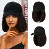 Ins Hot Baseball Cap Hair with 14 inch Wave Curly BobWig - Effortless Glamor