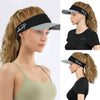 Hat with Ponytail Synthetic Short Wavy Ponytail Sun Hat with Hair (8 Color) - Effortless Glamor