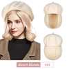 Wigyy White Bob Hat Wig 9.5 Inch Straight Short Synthetic Bobo Wigs - Effortless Glamor