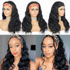 Body Wave Headband Wig Human Hair Brazilian Headbands Wigs For Women Full Machine Wigs Designer Remy Human Wig - Effortless Glamor