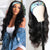 Body Wave Headband Wig Human Hair Brazilian Headbands Wigs For Women Full Machine Wigs Designer Remy Human Wig - Effortless Glamor