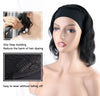 Body Wave Wigs Human Hair Headband Wigs Short Black Bob Wavy Wig - Effortless Glamor