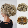 Short Messy Curly Dish Hair Bun Extension - Effortless Glamor