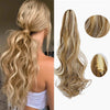 30-Second Dream Claw Clips in Ponytail Extension(Wave) - Effortless Glamor