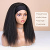 Empowering Kinky Straight Afro Wig with Sleek Black Headband – Limited Edition for Bold Women 