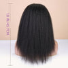 Empowering Kinky Straight Afro Wig with Sleek Black Headband – Limited Edition for Bold Women 