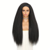 Empowering Kinky Straight Afro Wig with Sleek Black Headband – Limited Edition for Bold Women 