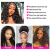 Headband Kinky Curly Natural Human Hair - Effortless Glamor