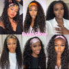 Headband Kinky Curly Natural Human Hair - Effortless Glamor