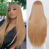 Ins Hot Long StraightWigs for Women Mini Lace Front Wig（32inch） 