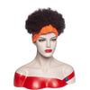 Hot Sexy Kinky Curly Wigs with Orange Headband - Effortless Glamor