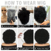 Luxurious Afro Kinky Curly Wig - Soft, Natural, and Comfortable for Daily Wear & Events 