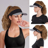 Hat with Ponytail Synthetic Short Wavy Ponytail Sun Hat with Hair (8 Color) - Effortless Glamor