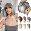 100% Human Hair Toppers with Bangs