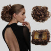 Short Messy Curly Dish Hair Bun Extension - Effortless Glamor