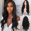 Ombre Red Long Body Wavy Natural Mini Lace Front Wigs 