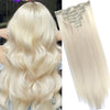 16 Clips Long Straight Hair Extensions - Effortless Glamor