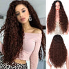 Kinky Curly Wigs Wind Red Cosplay Mini Lace Front Wigs - Effortless Glamor