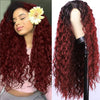 Kinky Curly Wigs Wind Red Cosplay Mini Lace Front Wigs - Effortless Glamor