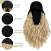 Effortless Baseball Cap Wig | 10'' Wavy Synthetic Hair | Natural Extensions