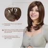 Dark Brown Lace Front Wig for Women