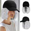 Ins Hot Baseball Cap Hair with 14 inch Wave Curly BobWig - Effortless Glamor