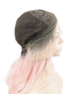 Blue Synthetic Lace Front Wig