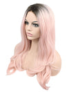 Blue Synthetic Lace Front Wig