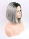 Silver Synthetic Lace Front Wig