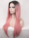 Honey Peach Synthetic Lace Front Wig