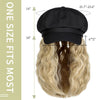 Effortless Baseball Cap Wig | 10'' Wavy Synthetic Hair | Natural Extensions