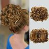 Short Messy Curly Dish Hair Bun Extension - Effortless Glamor