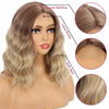 Ins HotShort Ombre Brown Bob Mini Lace Wigs - Effortless Glamor