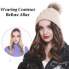 Curly Wavy Knit Cap Wig - Effortless Glamor