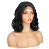 T-Lace Front Short Wavy BlackShoulder LengthWigs