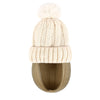 beanie Hat with Hair Extensions Cap Attached 9.5'' Straight Short Bob Hairpiece Wig - Effortless Glamor