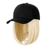 Baseball Cap Wig Hat With Hair Wig Naturally Cap With Wig Hat Wigs - Effortless Glamor