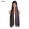 Baseball Cap Wig Women 30inch Long Straight Hair Wig