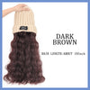 Long wave knit cap hat wig - Effortless Glamor