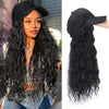 Long Wave Baseball Cap withWavy Women Wig Hats - Effortless Glamor