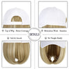 Ins Hot Baseball Cap with 14'' Hair Extensions Adjustable Wig - Effortless Glamor