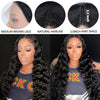 Synthetic Long Curly Wig For Black Women Natural Middle Part Hairline Heat Resistant Daily Use Wigs