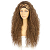 Women's Long Curly Hair Headband Wig Suitable For Party Use - Effortless Glamor